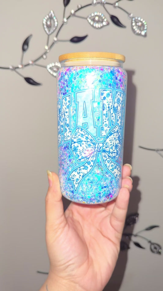 Mama 16oz glass with handle