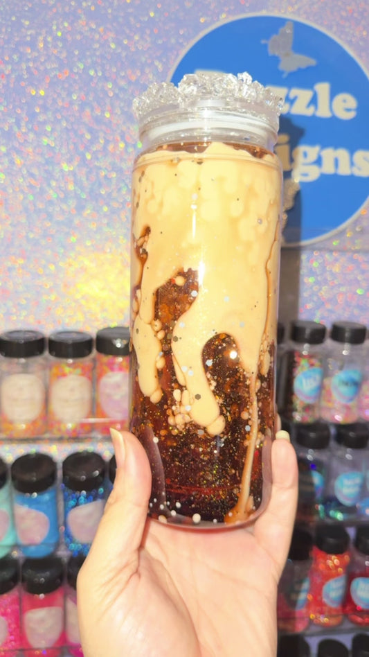 20oz with handle faux coffee